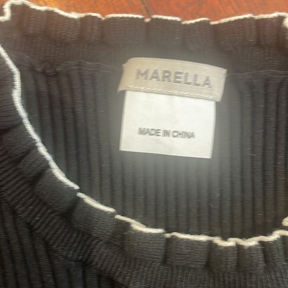 Marella Rica Ribbed Ruffle Trim Sweater - Picture 10 of 12